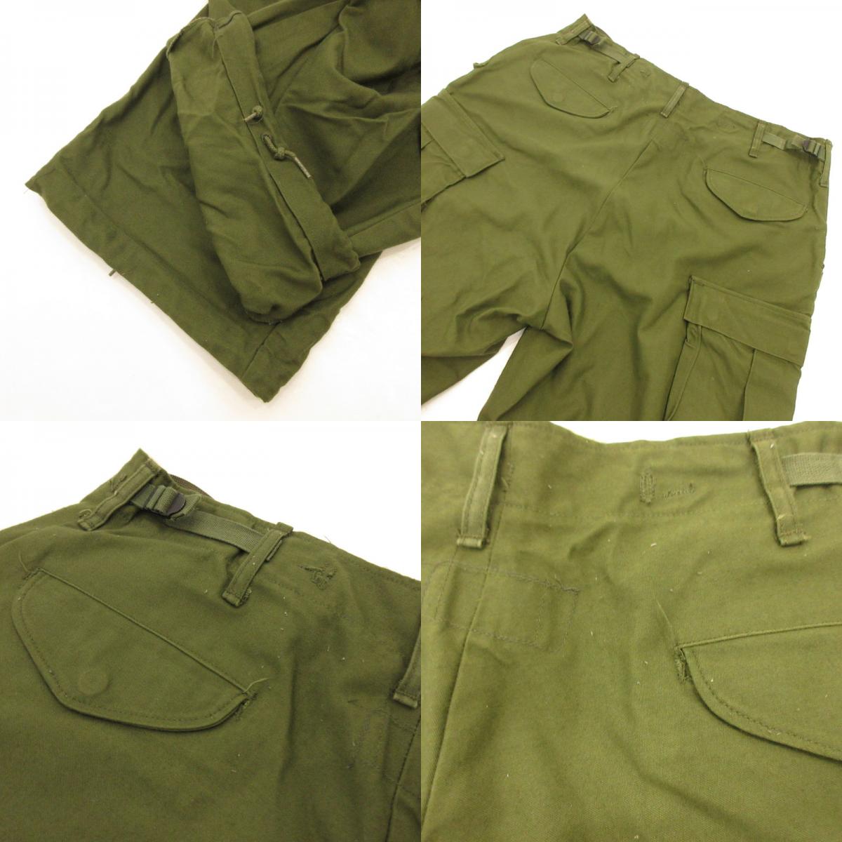 【中古】MILITARY衣料 | ミリタリーイリョウ M-65 カーゴパンツ 8415-00-782-2953 年式:70s WINFIELD社製 U.S.ARMY オリーブ サイズ:31