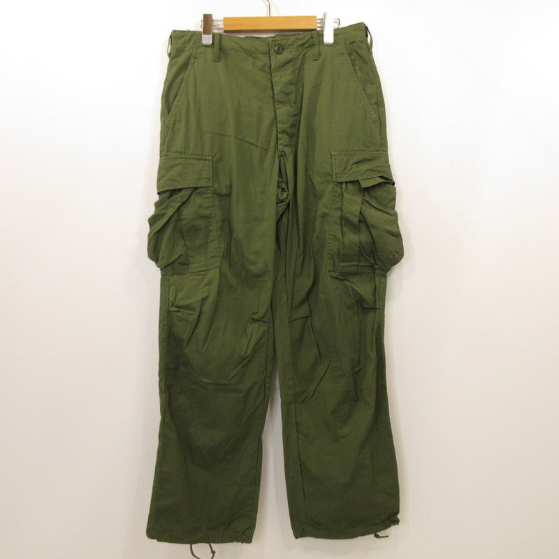 【中古】MILITARY衣料 | ミリタリーイリョウ ジャングルファティーグパンツ 3rd カーゴパンツ 8405-082-5560 U.S.ARMY/ ポプリンノンリップ 年式:60s オリーブ サイズ:31