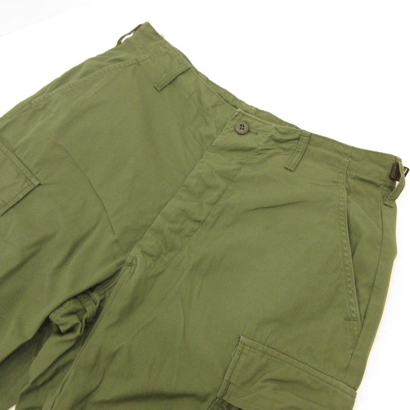 【中古】MILITARY衣料 | ミリタリーイリョウ ジャングルファティーグパンツ 3rd カーゴパンツ 8405-082-5560 U.S.ARMY/ ポプリンノンリップ 年式:60s オリーブ サイズ:31