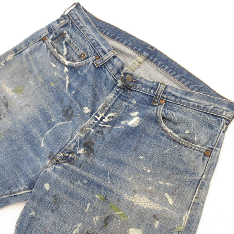 【中古】Levi's | リーバイス 505 66前期 デニムパンツ ボタン裏8 年式:70s ブルー