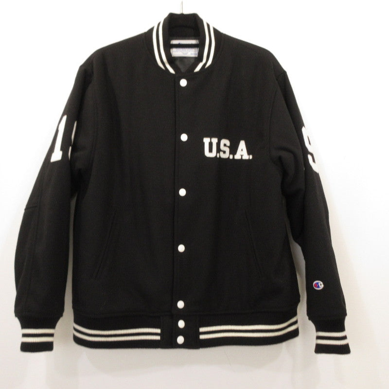 【中古】Champion | チャンピオン スタジャン C3-W606 ブラック サイズ:M