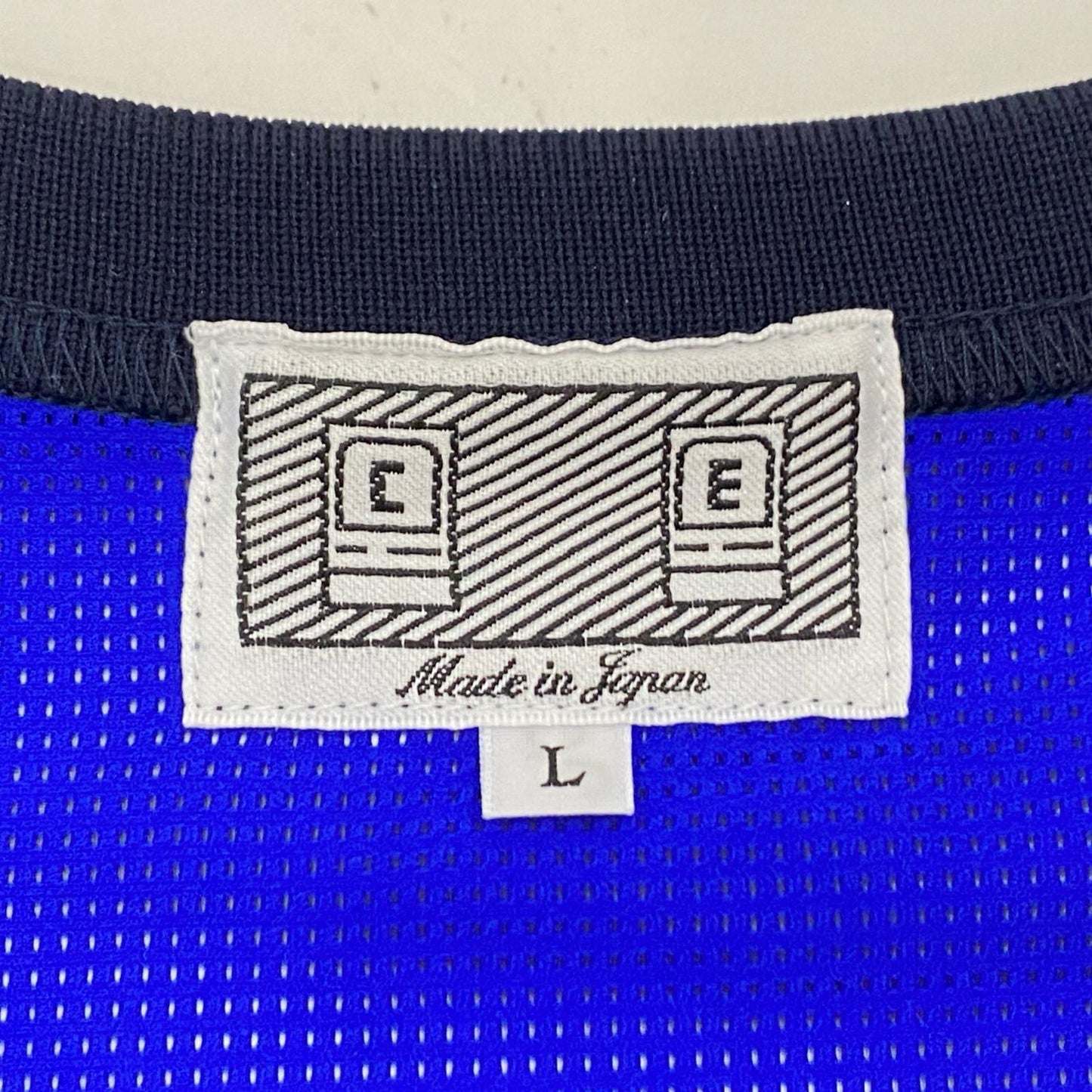 【中古】C.E | シーイー MESH T 半袖Tシャツ CES16T19 ネイビー サイズ:L