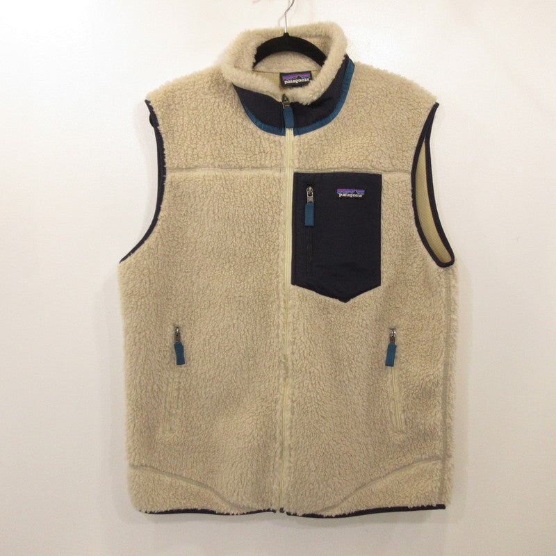 【中古】patagonia | パタゴニア メンズ・クラシック・レトロX・ベスト ベスト 23048 アイボリー サイズ:L