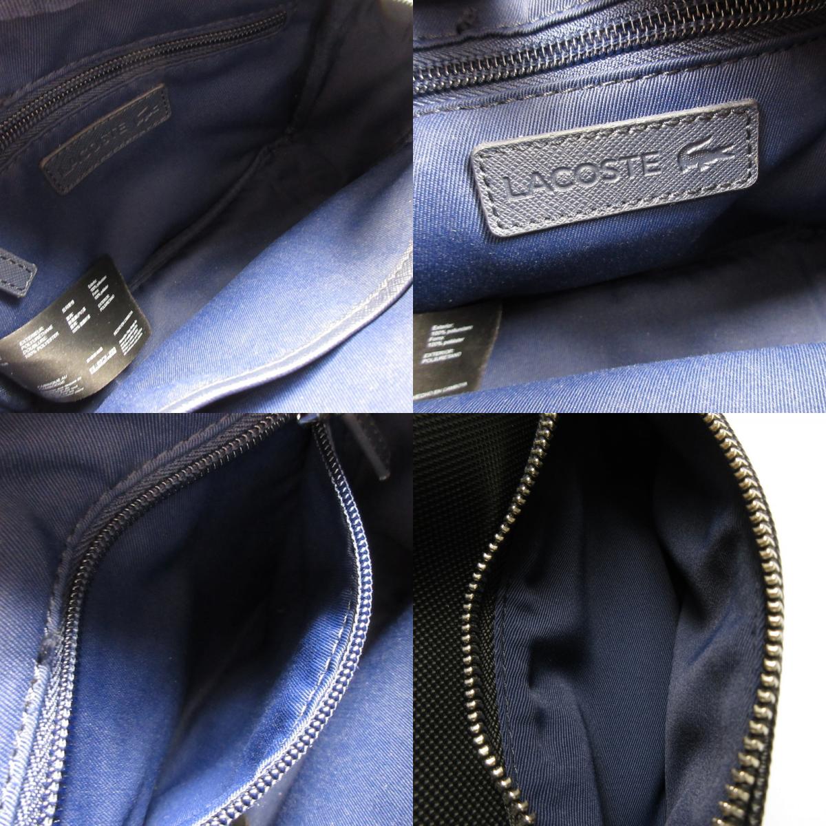 【中古】LACOSTE | ラコステ クラシックショルダーバッグ ショルダーバッグ NH4427HC ブラック