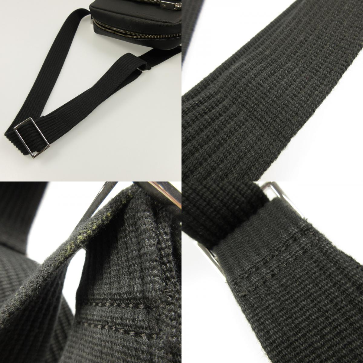 【中古】LACOSTE | ラコステ クラシックショルダーバッグ ショルダーバッグ NH4427HC ブラック