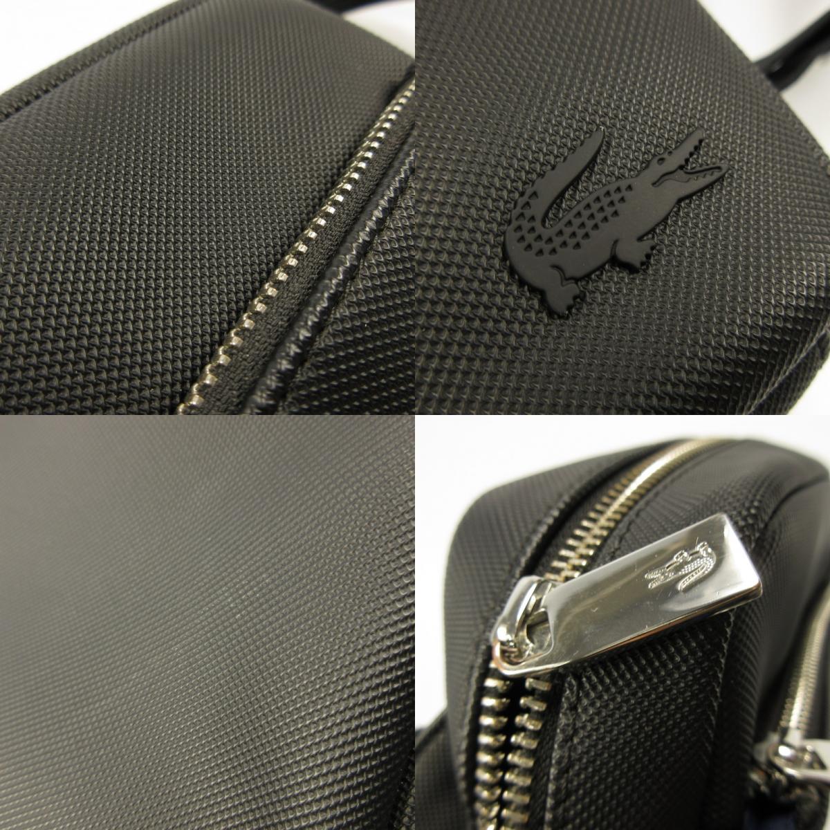 【中古】LACOSTE | ラコステ クラシックショルダーバッグ ショルダーバッグ NH4427HC ブラック