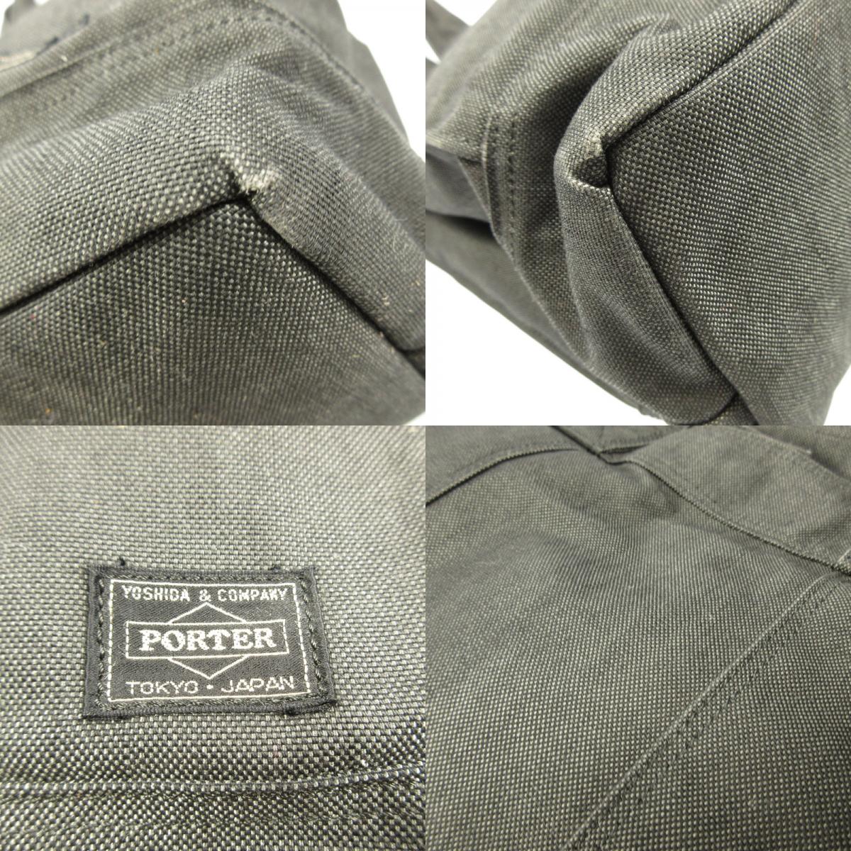 【中古】PORTER | ポーター SMOKY トートバッグ グレー