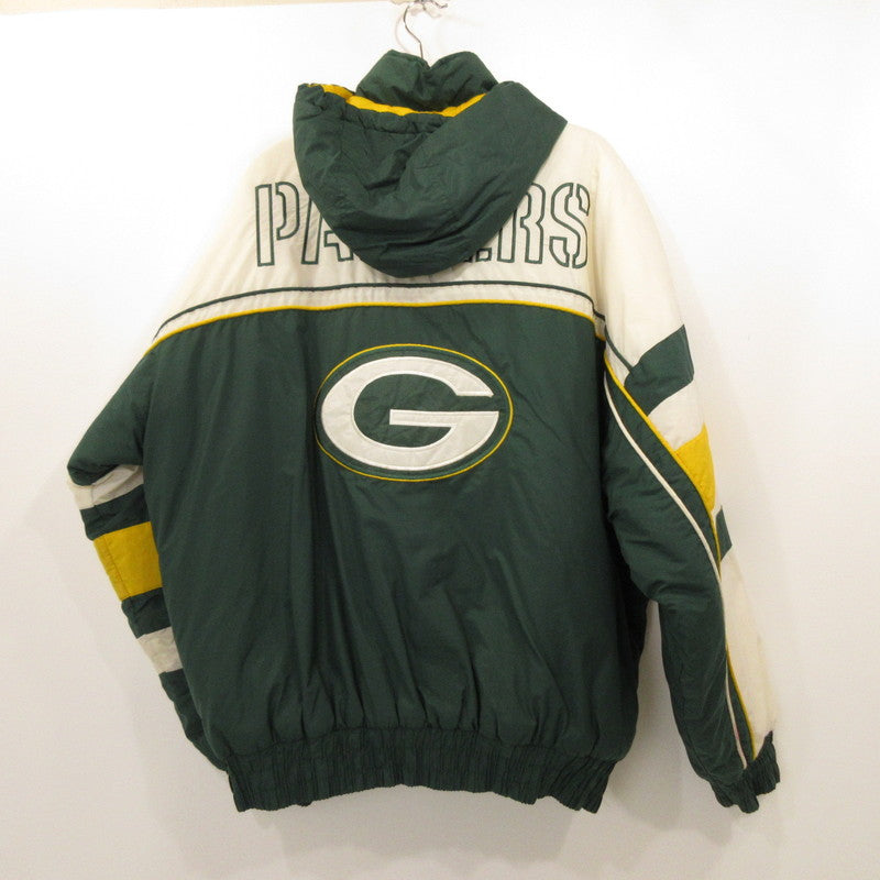 【中古】 Green Bay Packers 中綿ジャケット 年式:90s グリーン サイズ:XL