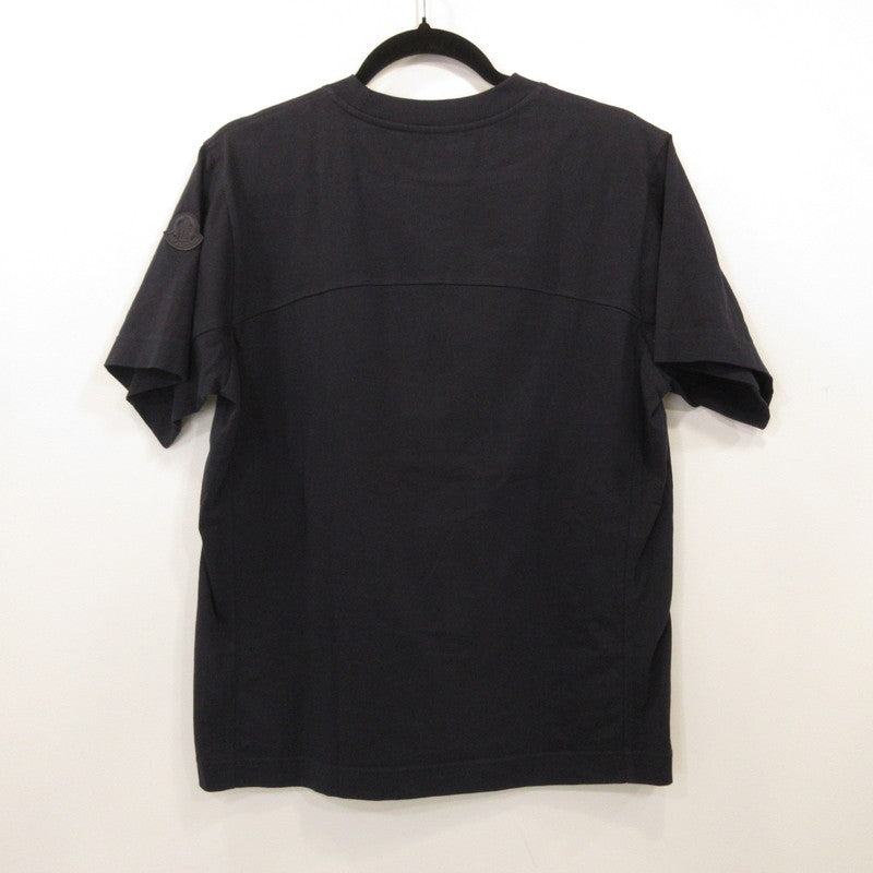 【中古】MONCLER | モンクレール MAGLIA MANICHE CORTE 半袖Tシャツ 8C00027 国内正規品 ネイビー サイズ:XS