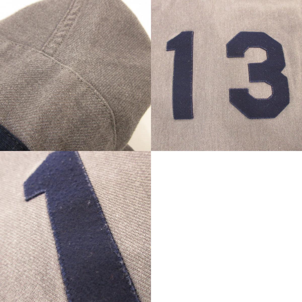 The REAL McCOY'S | The REAL McCOY'S USN ANCHOR US Navy Baseball Shirt Short Sleeve Shirt MJ17013 Gray Size: M