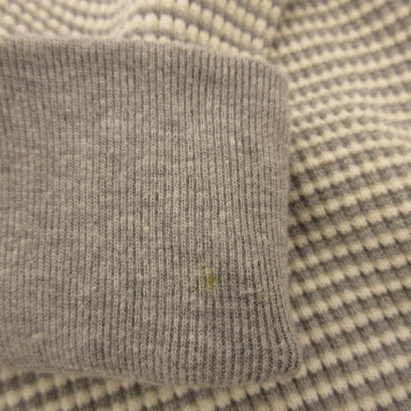 【中古】JOE McCOY | ジョーマッコイ WAFFLE STRIPE THERMAL SHIRT L/S 長袖Tシャツ MC21116 グレー サイズ:L