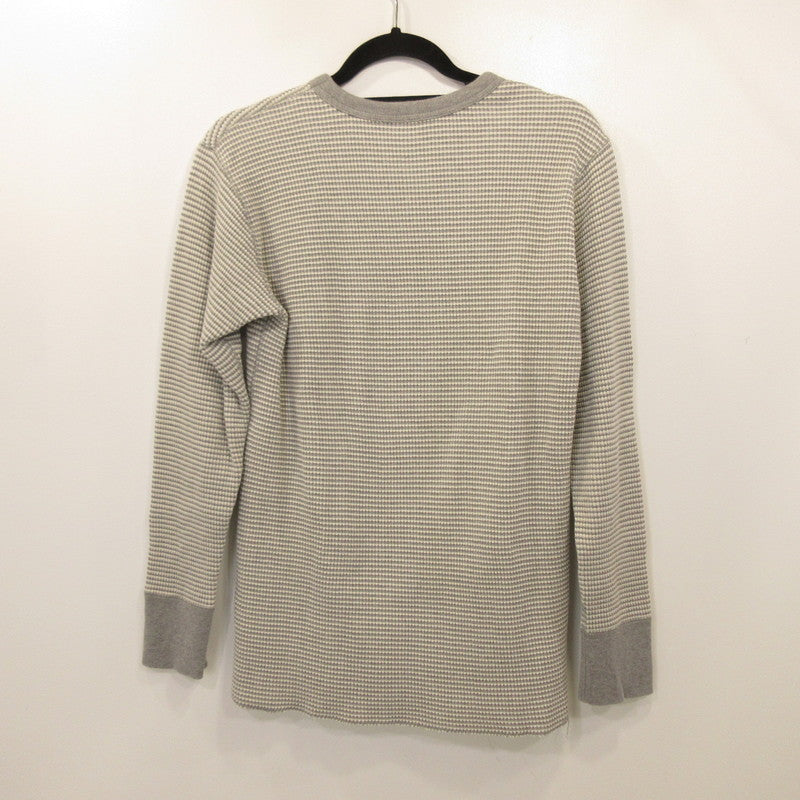 【中古】JOE McCOY | ジョーマッコイ WAFFLE STRIPE THERMAL SHIRT L/S 長袖Tシャツ MC21116 グレー サイズ:L
