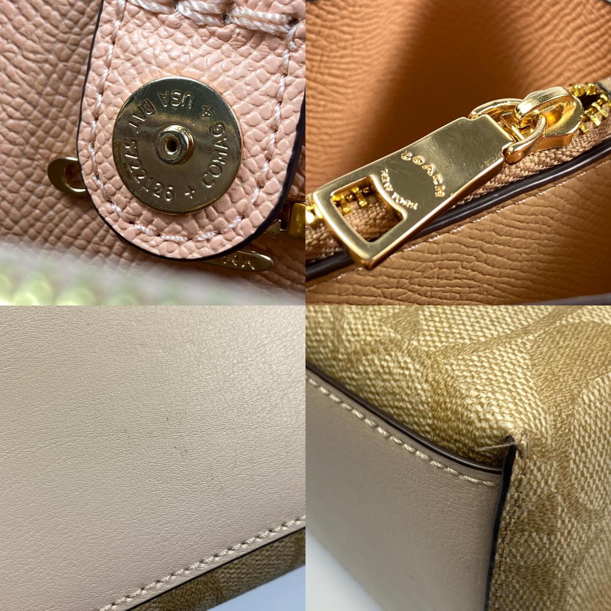 【中古】COACH | コーチ モリーバケットバッグ22 ハンドバッグ CA582