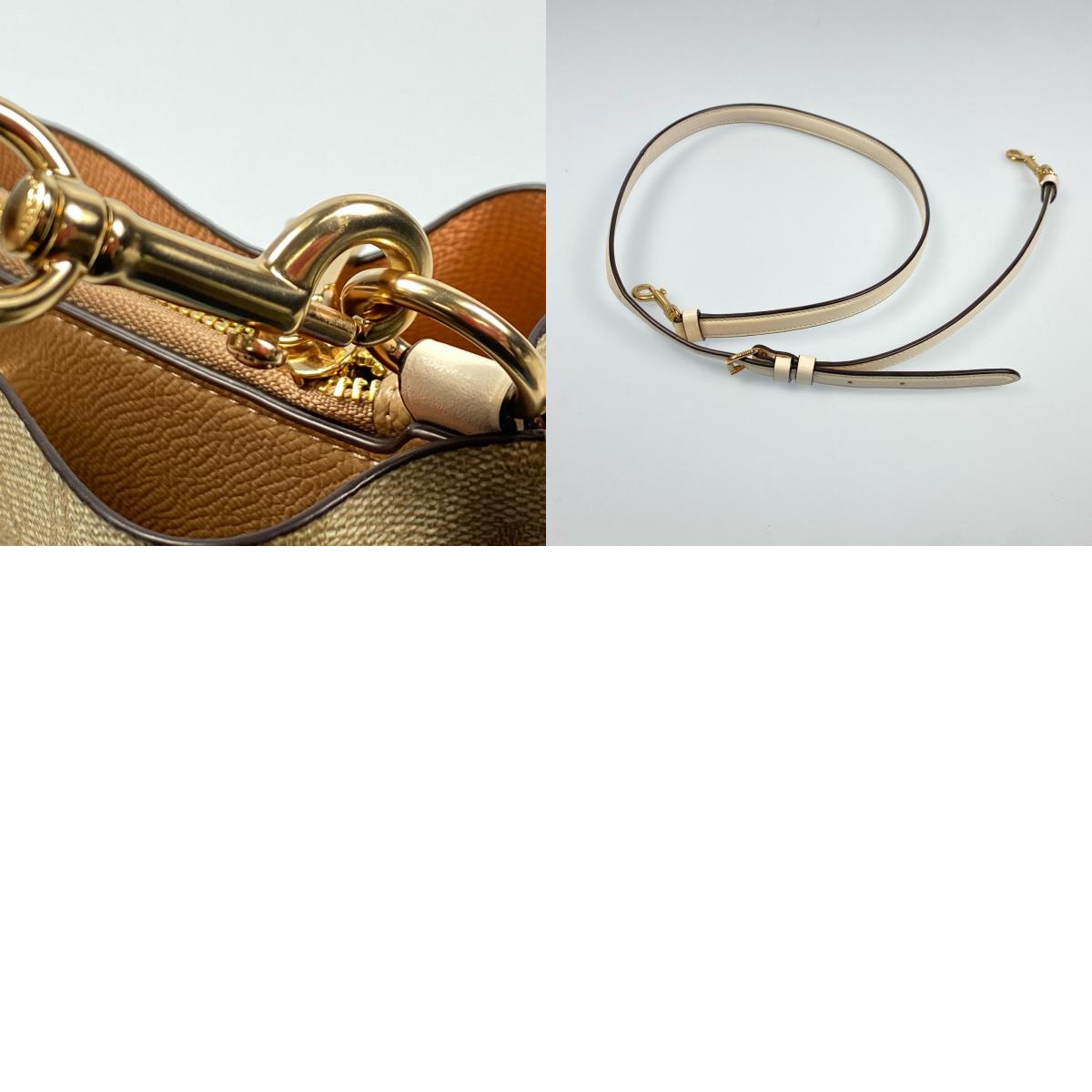 【中古】COACH | コーチ モリーバケットバッグ22 ハンドバッグ CA582