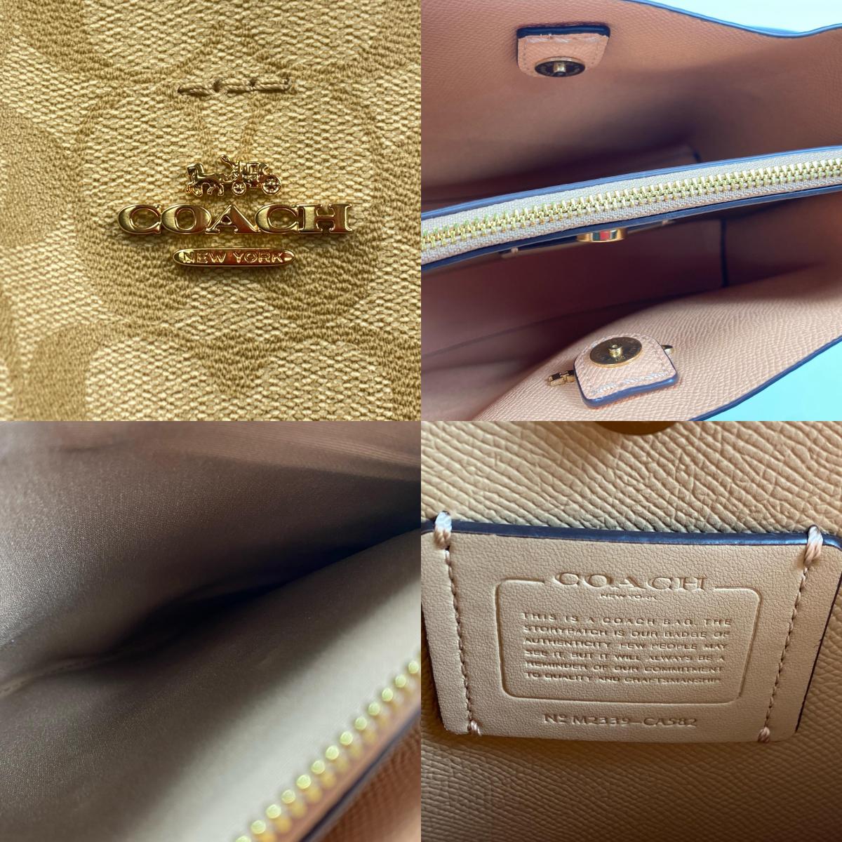 【中古】COACH | コーチ モリーバケットバッグ22 ハンドバッグ CA582