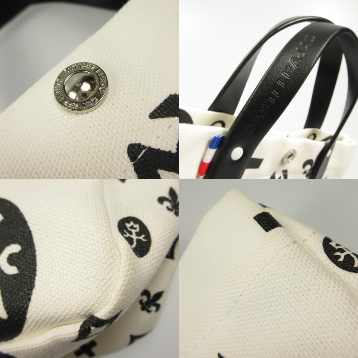 【中古】CASTEL BAJAC | カステルバジャック AMIN 2 ハンドバッグ 070521 ホワイト