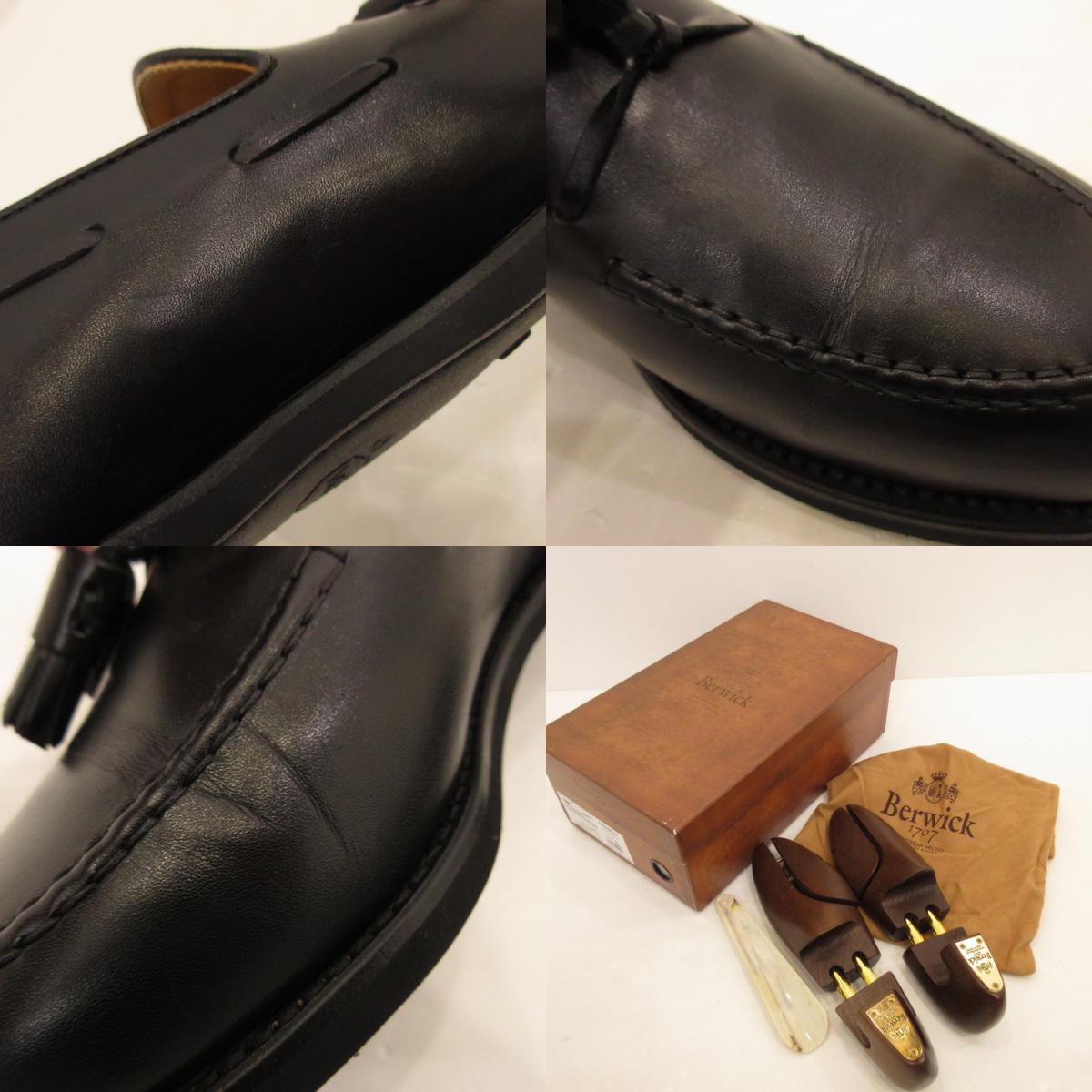 【中古】BERWICK | バーウィック ローファー 8491BCVIBK サイズ:5 1/2 ブラック