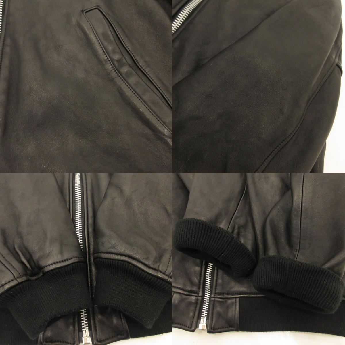 【中古】schott | ショット LEATHER JACKET BOWERY レザー 782-5950013 ブラック サイズ:M