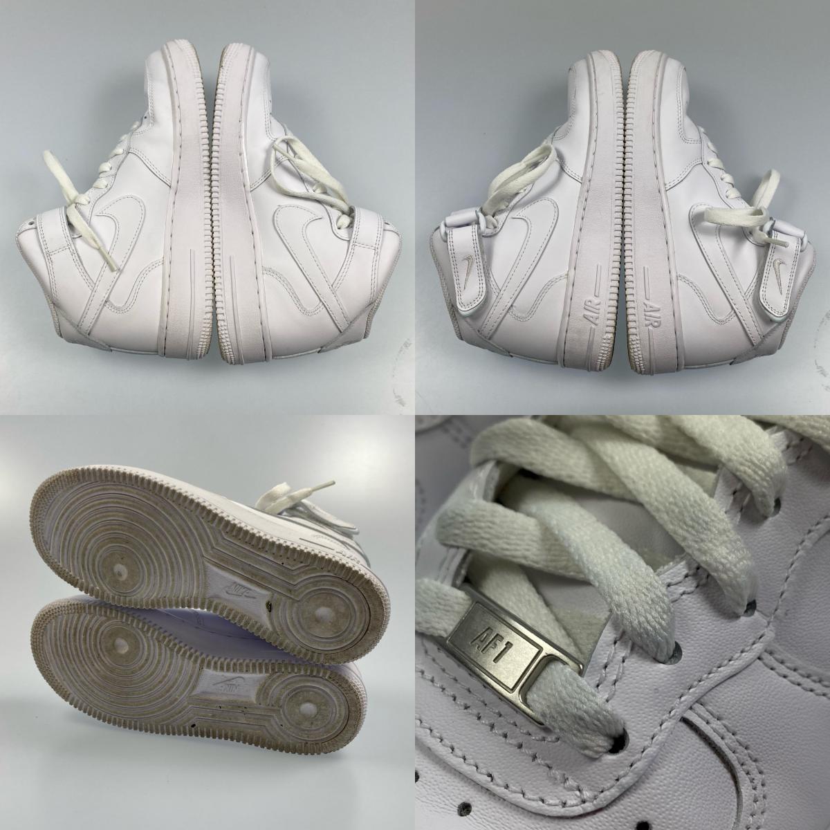 【中古】NIKE | ナイキ AIR FORCE 1 MID '07 スニーカー CW2289-111 24.0cm ホワイト 24cm