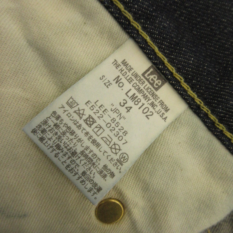 【中古】Lee | リー AMERICAN RIDERS 102 デニムパンツ LM8102 ブルー サイズ:34