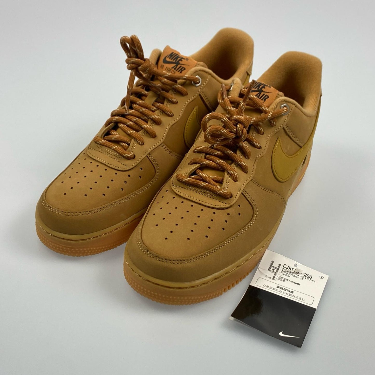 【中古】NIKE | ナイキ AIR FORCE 1 ’07 WB WHEAT スニーカー CJ9179-200 2023A/W 26.5cm ブラウン 26.5cm
