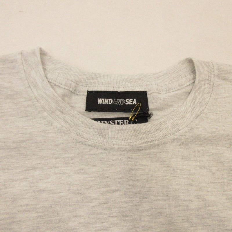 【中古】WIND AND SEA | ウィンダンシーウインダンシー WDS L/S T-SHIRT 長袖Tシャツ WDS-HYS-04 グレー サイズ:M