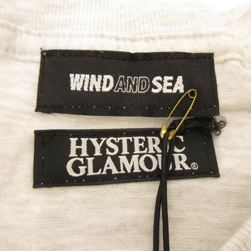 【中古】WIND AND SEA | ウィンダンシーウインダンシー WDS L/S T-SHIRT 長袖Tシャツ WDS-HYS-04 グレー サイズ:M