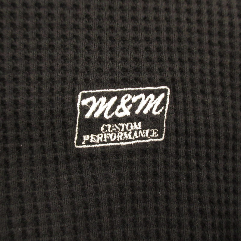 【中古】M&M CUSTOM PERFORMANCE | エムアンドエムカスタムパフォーマンス 長袖Tシャツ ブラック サイズ:XL