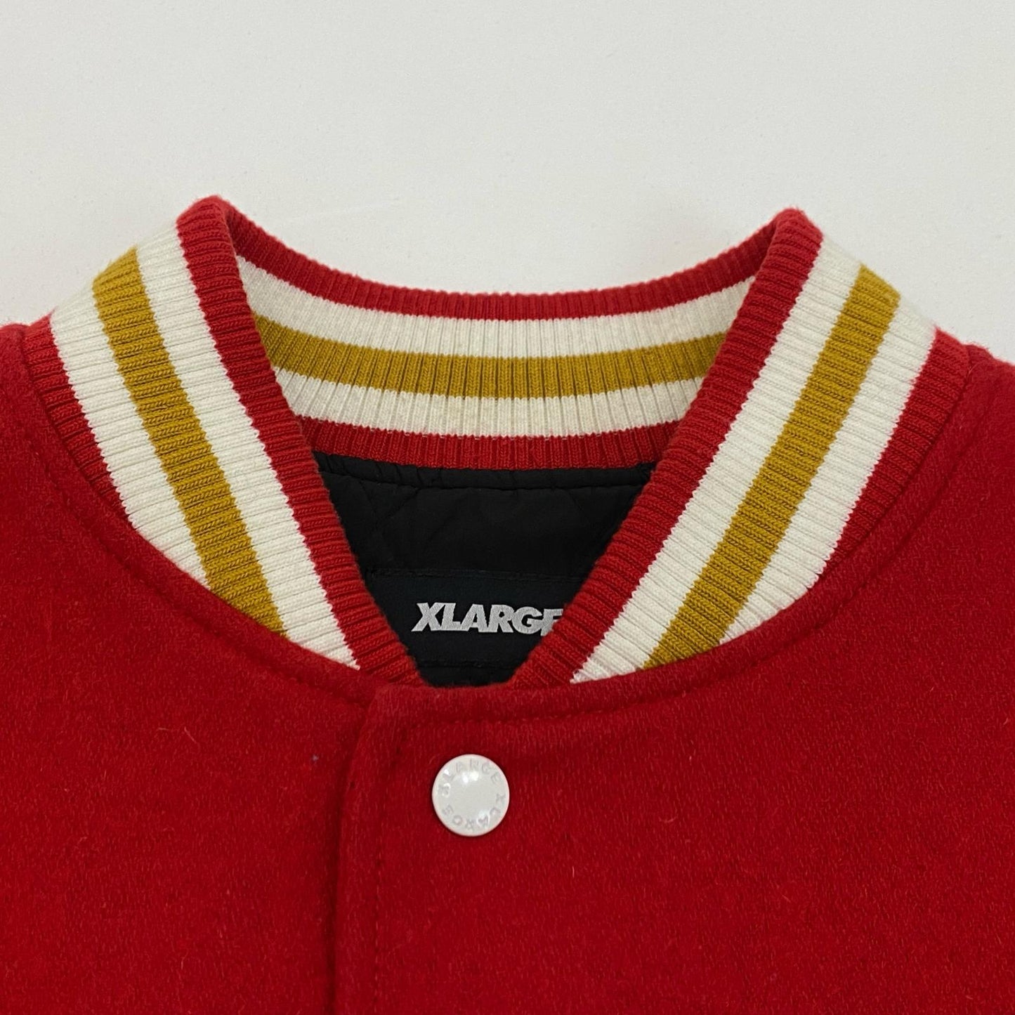 【中古】XLARGE | エクストララージ OG LOGO VARSITY JACKET スタジャン 101224021007 レッド サイズ:M