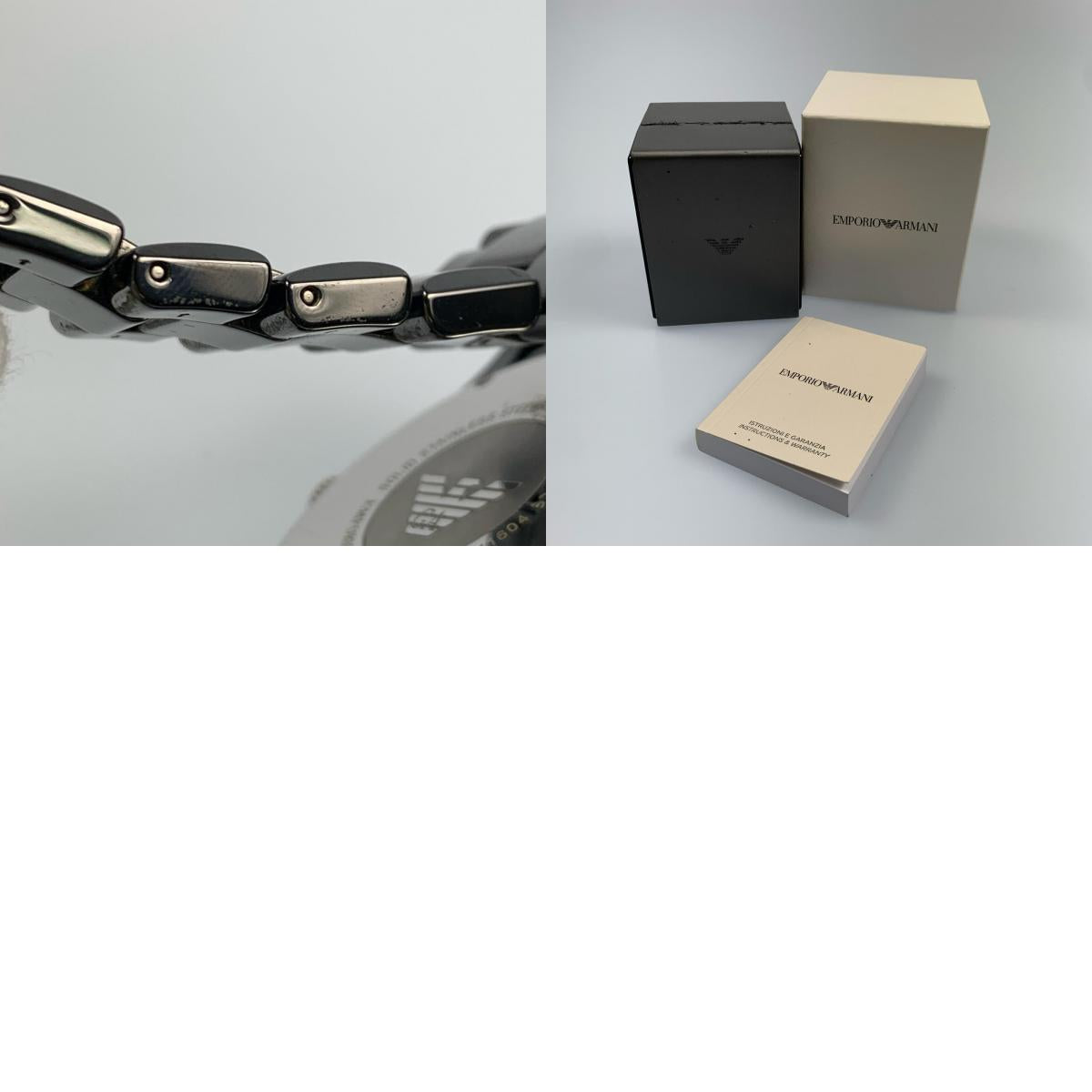 【中古】Emporio Armani | エンポリオ・アルマーニ Ceramica 腕時計 AR-1400 ブラック