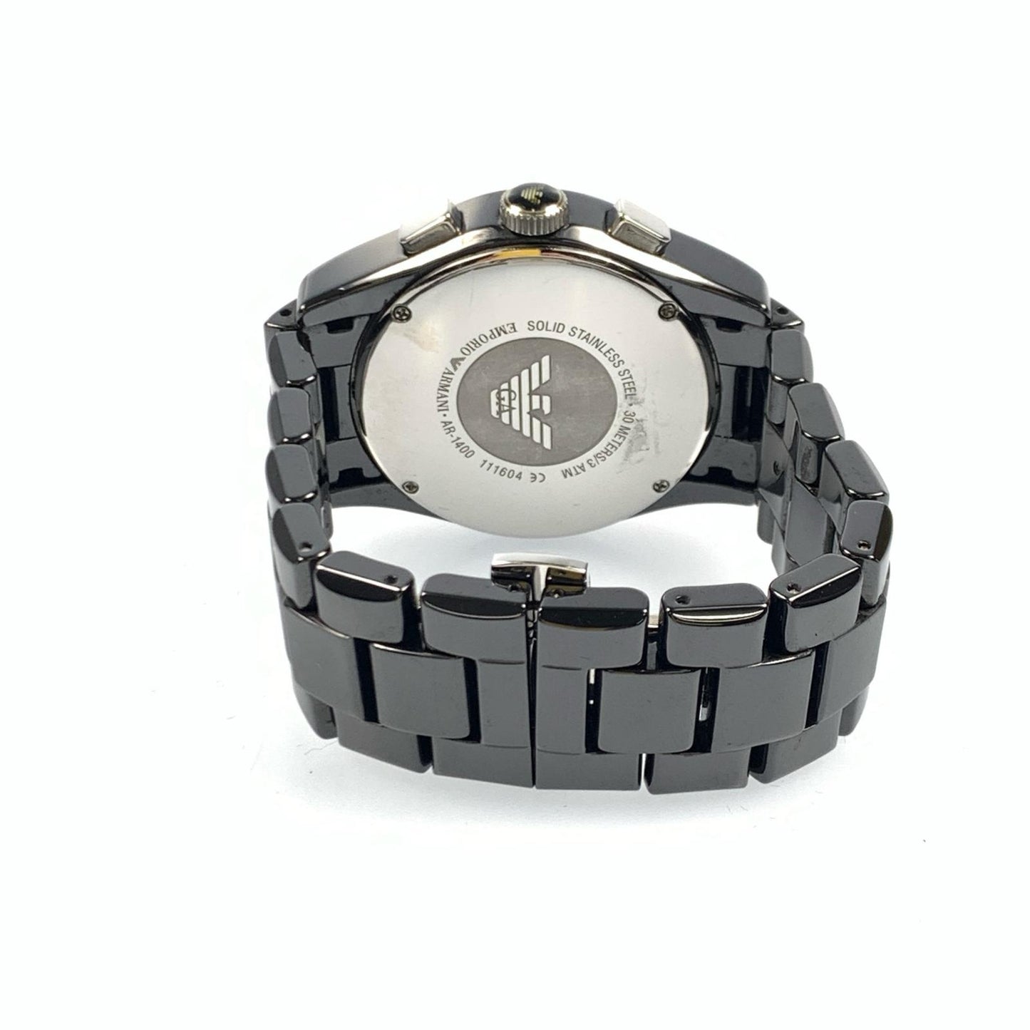 【中古】Emporio Armani | エンポリオ・アルマーニ Ceramica 腕時計 AR-1400 ブラック