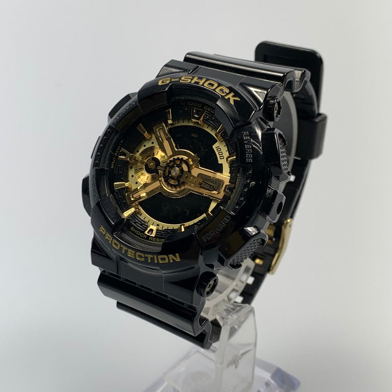 【中古】G-SHOCK | ジーショック 腕時計 GA-110GB-1AJF アナデジクォーツ ブラック