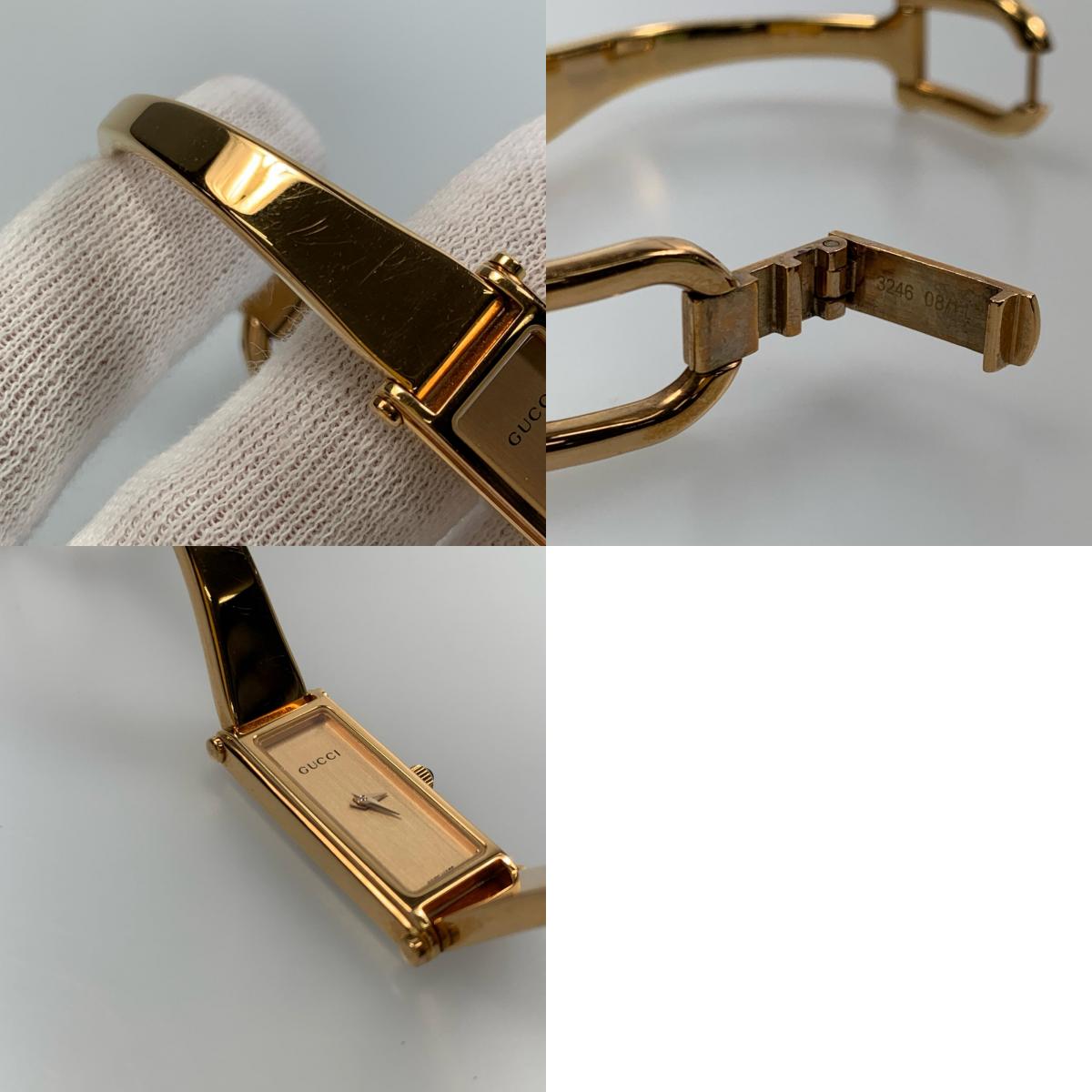 【中古】GUCCI | グッチ 腕時計 1500L アナログクォーツ ゴールド