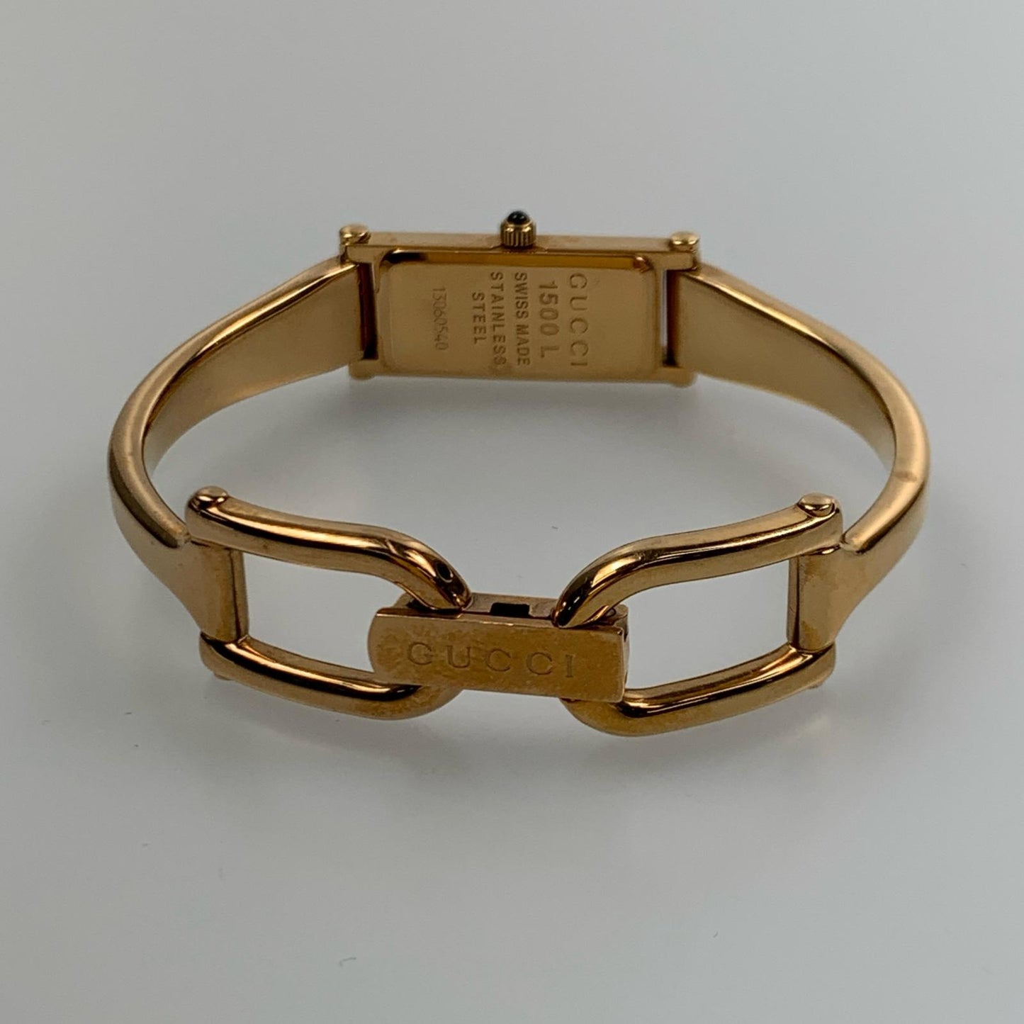 【中古】GUCCI | グッチ 腕時計 1500L アナログクォーツ ゴールド