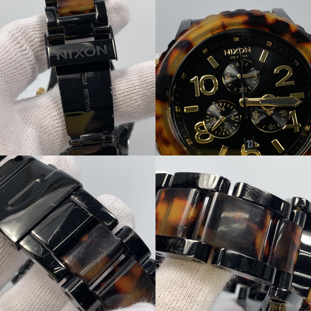 【中古】NIXON | ニクソン THE 42-20 腕時計 アナログクォーツ ブラウン