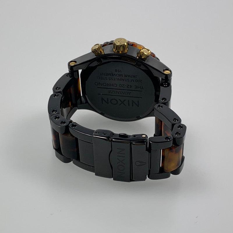 【中古】NIXON | ニクソン THE 42-20 腕時計 アナログクォーツ ブラウン