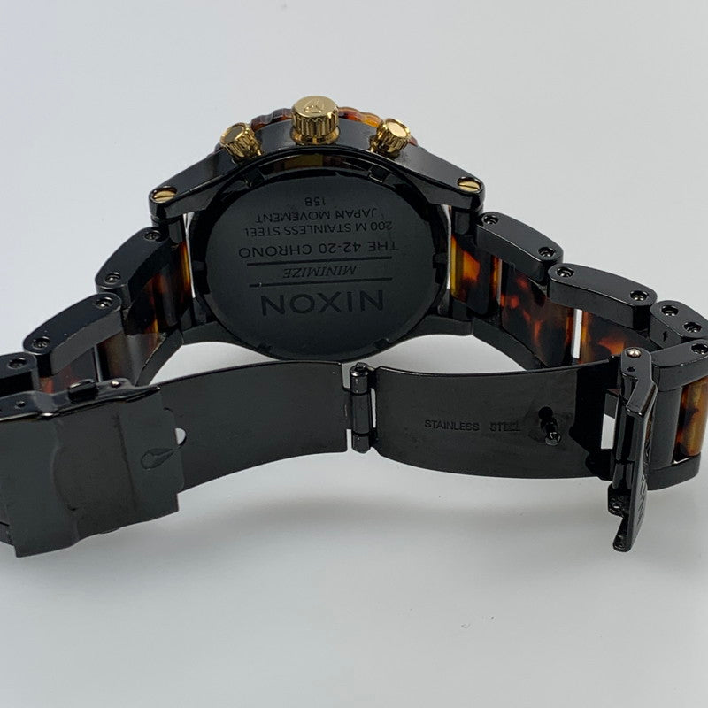 【中古】NIXON | ニクソン THE 42-20 腕時計 アナログクォーツ ブラウン