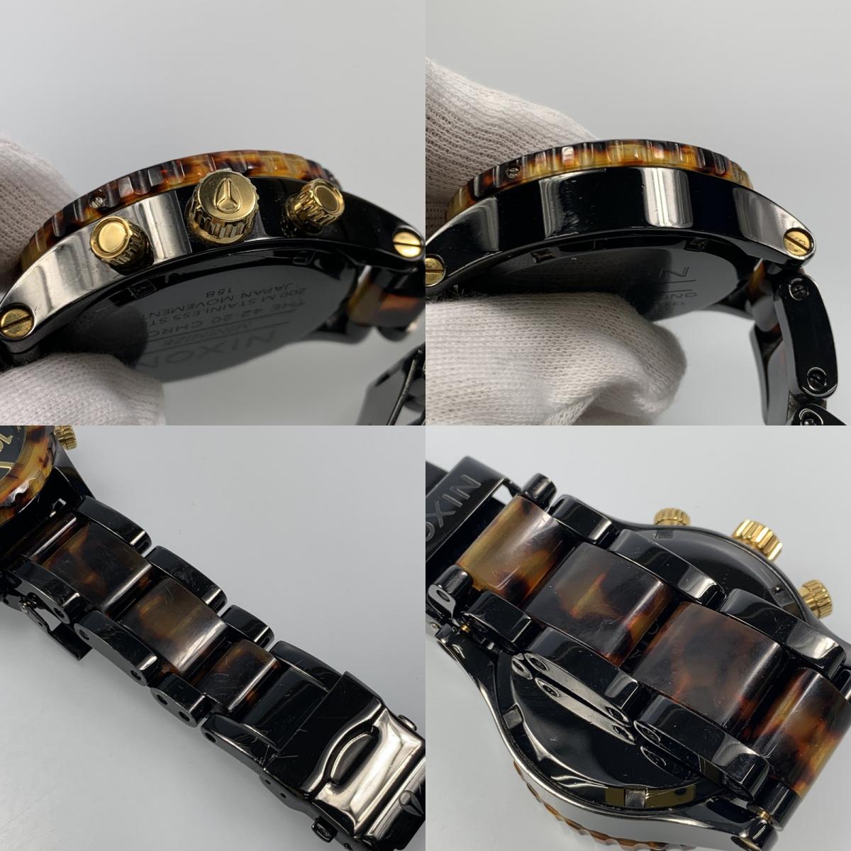 【中古】NIXON | ニクソン THE 42-20 腕時計 アナログクォーツ ブラウン