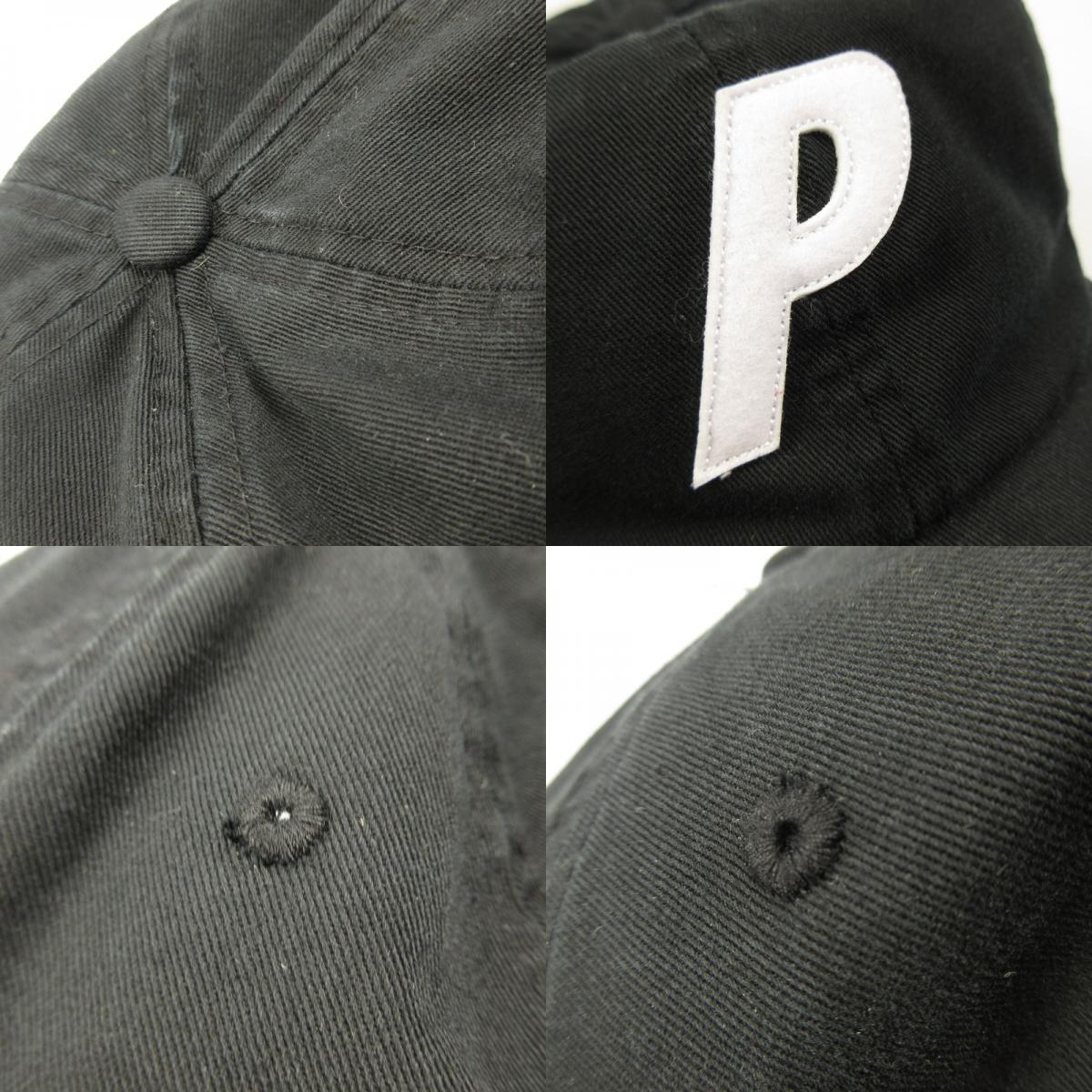 【中古】PALACE SKATEBOARDS | パレススケートボード P 6-PANEL キャップ ブラック