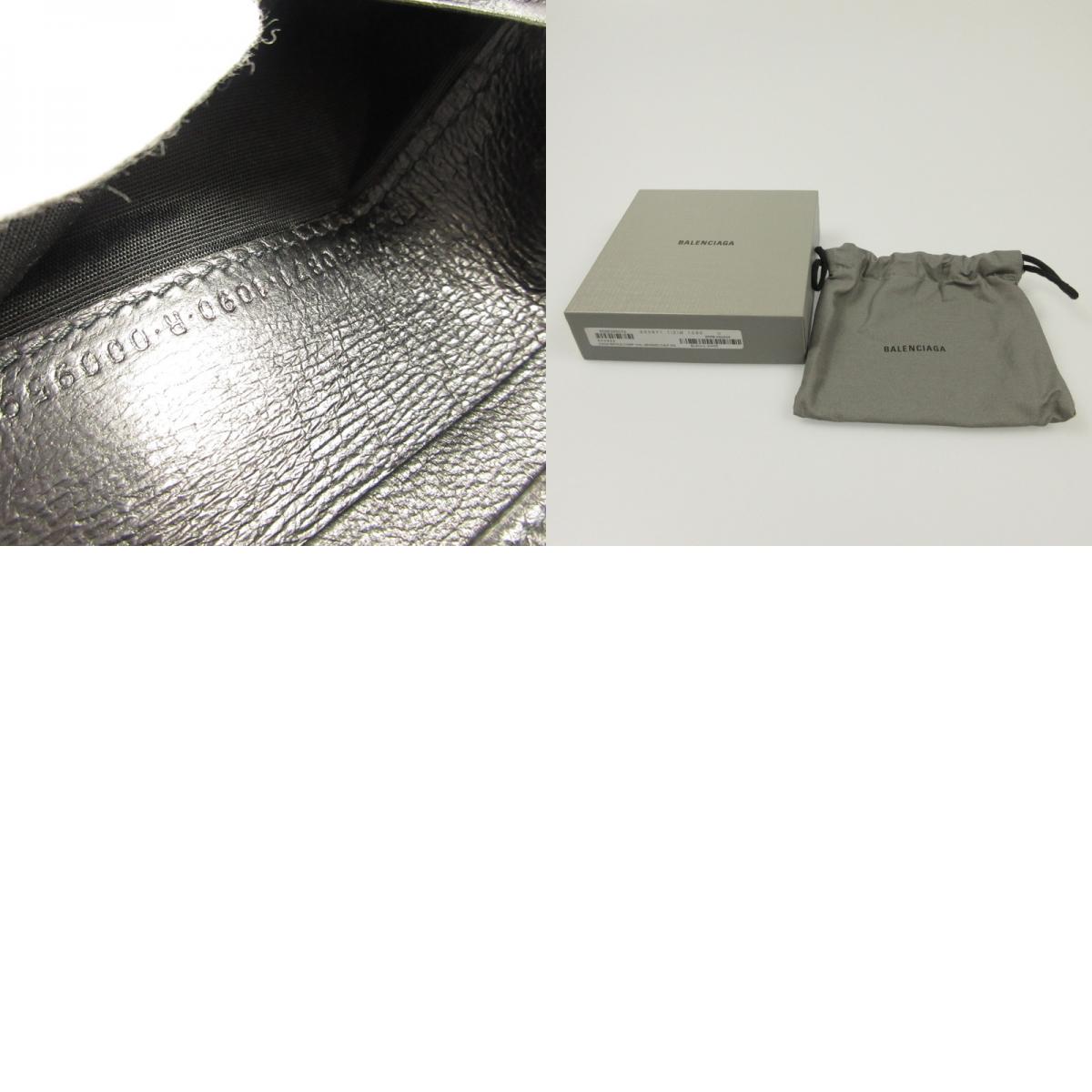 【中古】BALENCIAGA | バレンシアガ CASH 長財布 650871 ブラック