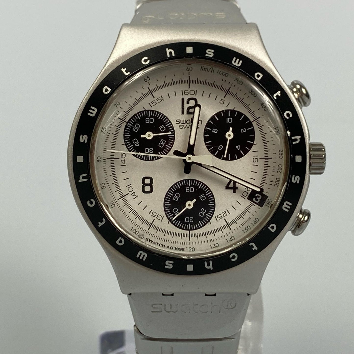 【中古】Swatch | スウォッチ IRONY ALUMINIUM 腕時計 アナログクォーツ シルバー