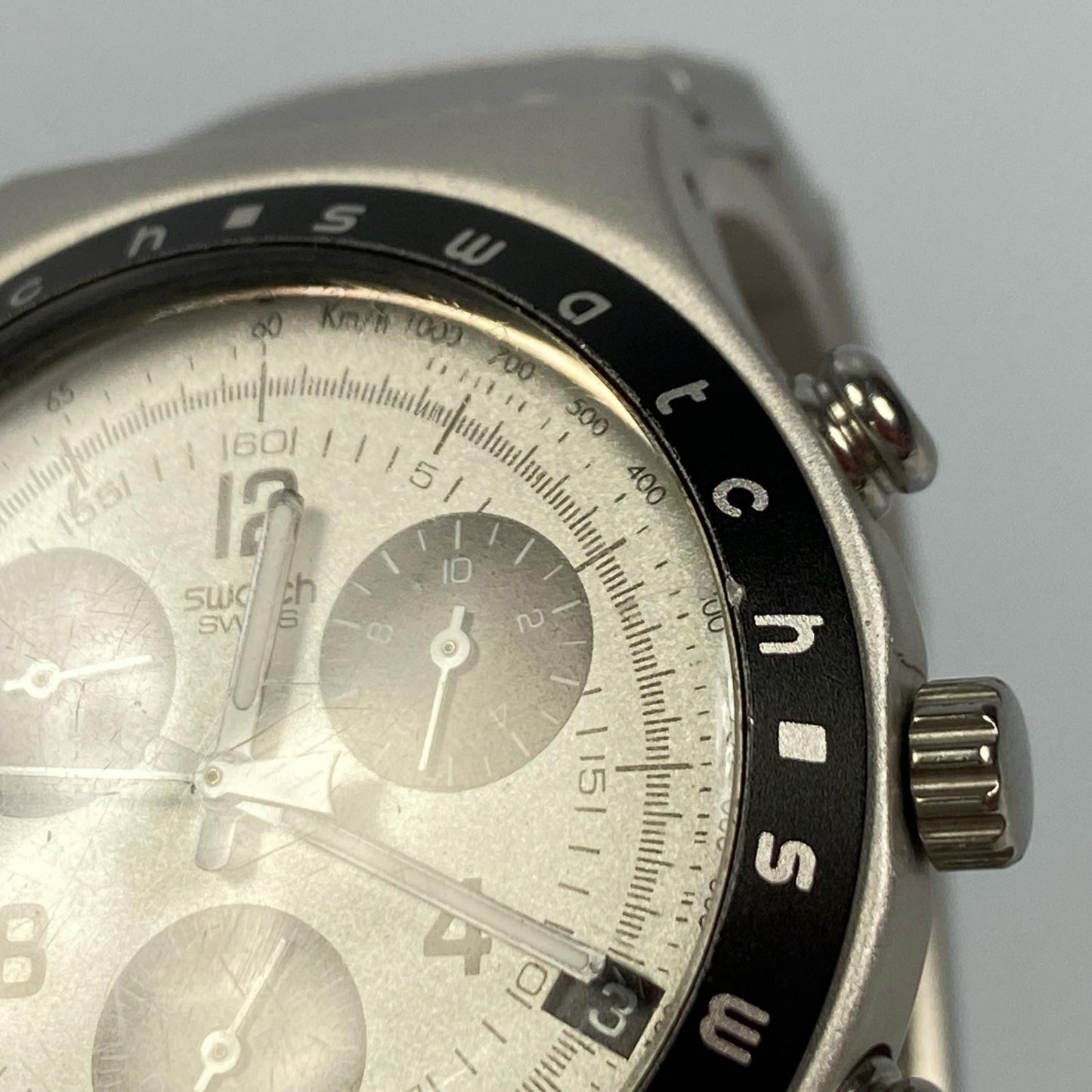 【中古】Swatch | スウォッチ IRONY ALUMINIUM 腕時計 アナログクォーツ シルバー