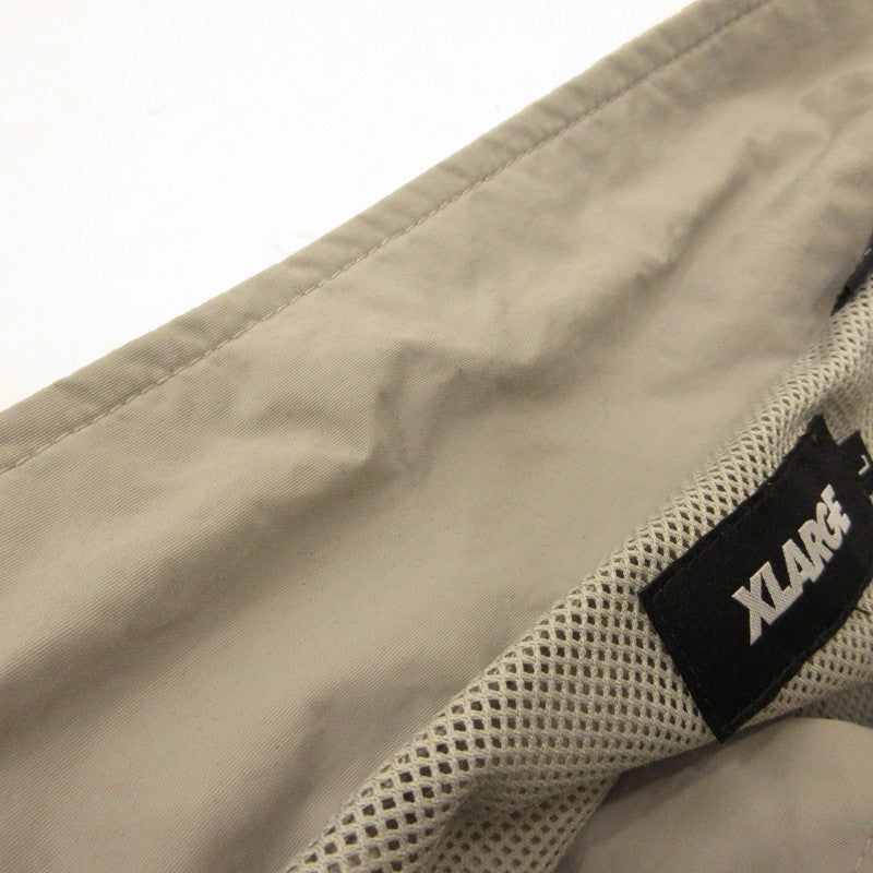 【中古】XLARGE | エクストララージ NYLON TRACK JACKET ナイロンジャケット 101243021006 グレー サイズ:L