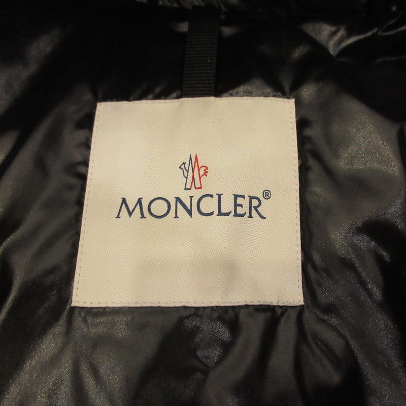 【中古】MONCLER | モンクレール MONTCLA ダウンジャケット 1A00144 国内正規品 ブラック サイズ:1