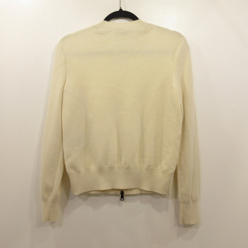 【中古】MONCLER | モンクレール CARDIGAN TRICOT ダウンジャケット J20939B51000 国内正規品 ホワイト サイズ:XS