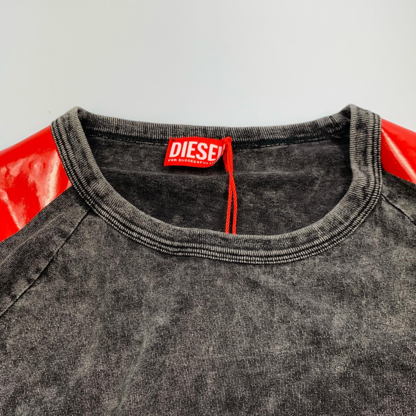 【中古】DIESEL | ディーゼル T-REDROXT 長袖Tシャツ A14777OQJAH グレー サイズ:M