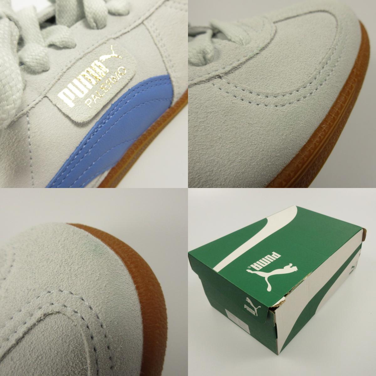 【中古】PUMA | プーマ PALERMO DEWDROP スニーカー 396463-04 ライトブルー 27.5cm