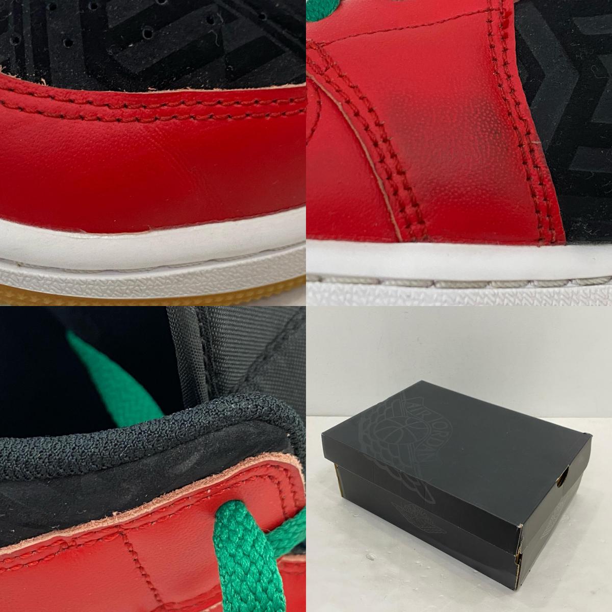 【中古】NIKE | ナイキ AIR JORDAN 1 MID 'HOLIDAY SPECIAL' スニーカー DQ8417-006 2022A/W 27.0cm レッド 27cm