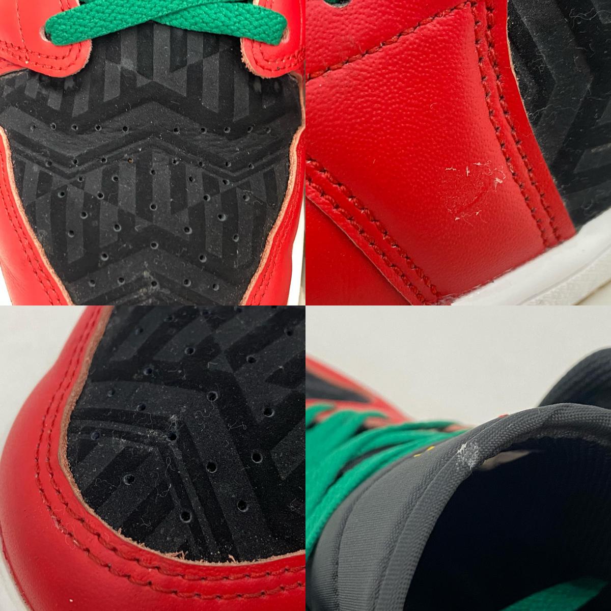 【中古】NIKE | ナイキ AIR JORDAN 1 MID 'HOLIDAY SPECIAL' スニーカー DQ8417-006 2022A/W 27.0cm レッド 27cm