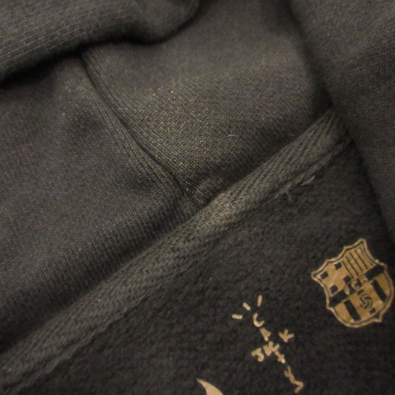 【中古】CACTUS JACK | カクタスジャック トラヴィス Spray Logo Hoodie パーカー ブラック サイズ:XL